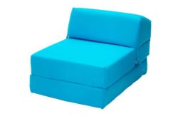 ColourMatch Flip Out Chairbed - Blue